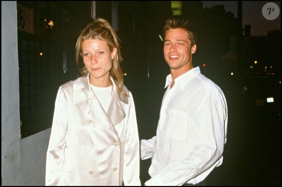 Brad Pitt et Gwyneth Paltrow à Los Angeles en juillet 1995.