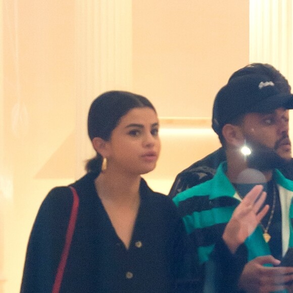 Selena Gomez et son compagnon The Weeknd sont allés faire du shopping chez Louis Vuitton dans le quartier SoHo à New York, le 3 septembre 2017