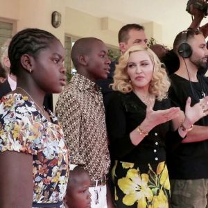 Madonna a inauguré le Mercy James Institute for Pediatric Surgery and Intensive Care au Malawi, le 11 juillet 2017