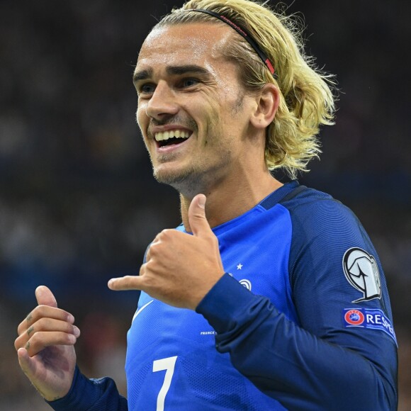 Antoine Griezmann lors du match pour les éliminatoires de la Coupe du Monde 2018 "France - Pays-Bas (4-0)" au Stade de France, le 31 août 2017. © Pierre Perusseau/Bestimage