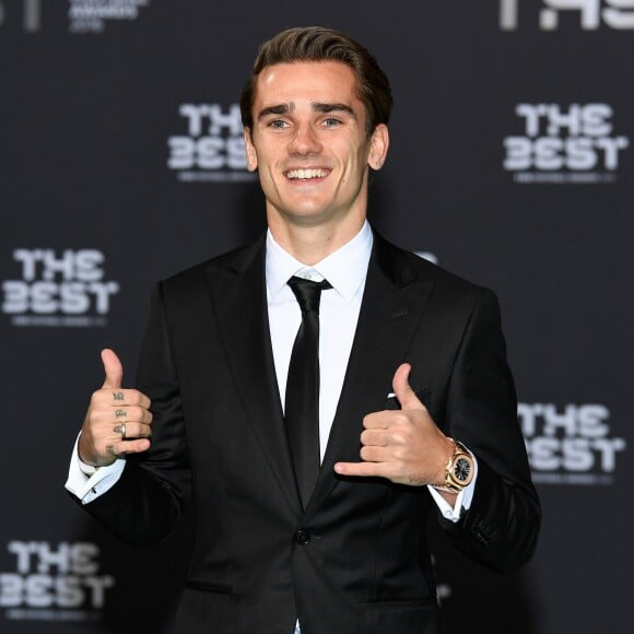 Info - Antoine Griezmann s'est marié le 15 juin - Antoine Griezmann au photocall des FIFA Football Awards à Zurich le 9 janvier 2017.