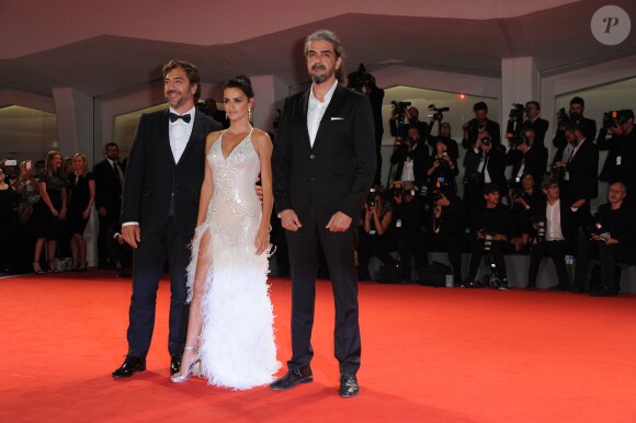 Fernando Leon De Aranoa, Penélope Cruz, Javier Bardem - Avant-première de "Loving Pablo" au 74ème Festival International du Film de Venise (Mostra), le 6 septembre 2017.