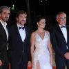 Fernando Leon De Aranoa, Javier Bardem et sa femme Penélope Cruz, Alberto Barbera - Avant-première de "Loving Pablo" au 74ème Festival International du Film de Venise (Mostra), le 6 septembre 2017.
