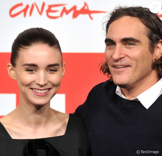 Rooney Mara, Joaquin Phoenix - Photocall du film "Her" lors du 8eme festival international du film de Rome, le 10 Novembre 2013.