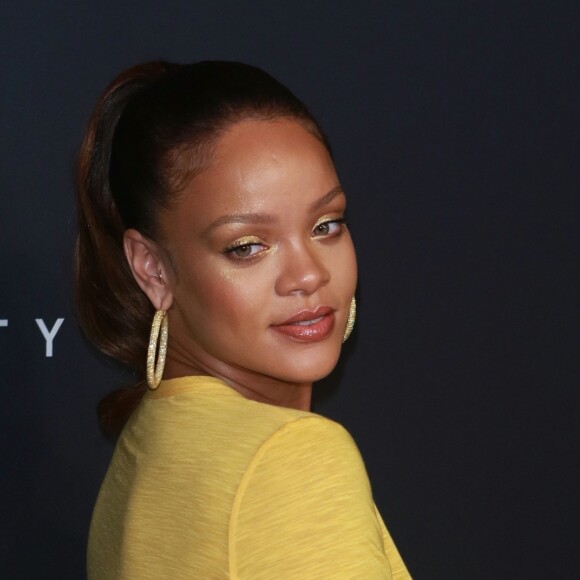 Rihanna à la soirée Fenty Beauty By Rihanna au Duggal Greenhouse à New York, le 7 septembre 2017.