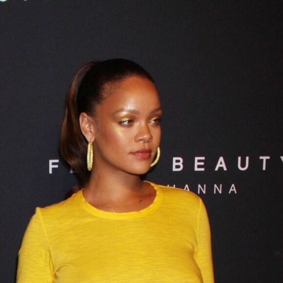 Rihanna à la soirée de lancement de sa marque de produits de beauté "Fenty Beauty by Rihanna" à New York, le 7 septembre 2017.