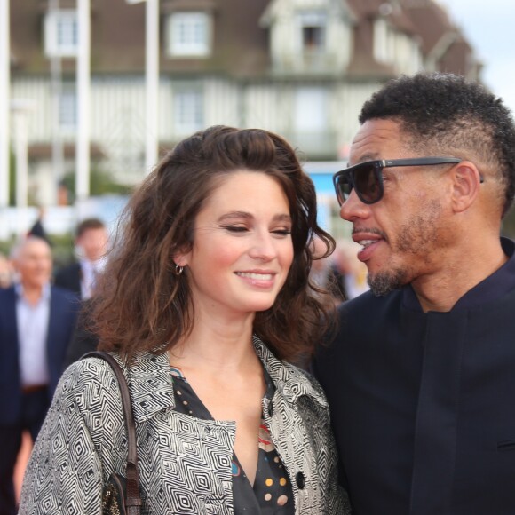 JoeyStarr et Pauline Cheviller à la première de "Le Château de Verre" lors de la soirée de clôture du 43ème Festival du Cinéma Américain de Deauville, le 9 septembre 2017. © Denis Guignebourg/Bestimage