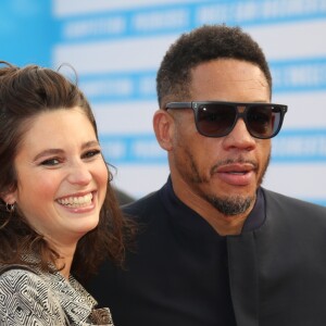 JoeyStarr et Pauline Cheviller à la première de "Le Château de Verre" lors de la soirée de clôture du 43ème Festival du Cinéma Américain de Deauville, le 9 septembre 2017. © Denis Guignebourg/Bestimage