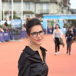 Joyce Jonathan à la première de "Le Château de Verre" lors de la soirée de clôture du 43ème Festival du Cinéma Américain de Deauville, le 9 septembre 2017. © Denis Guignebourg/Bestimage