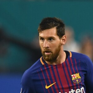 Lionel Messi - Le FC Barcelone a dominé son grand rival, le Real Madrid, 3 à 2 dans le premier "Clasico" disputé à Miami le 29 juillet 2017.