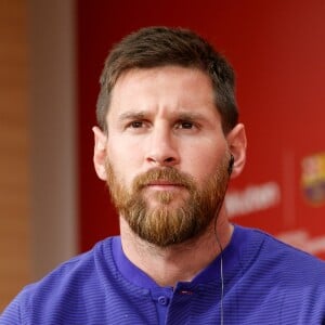 Lionel Messi - Les joueurs du FC Barcelone et le vice-président du marketing et de la communication du Club participent à une série d'événements au Siège de Rakuten à Tokyo, le 13 juillet 2017.