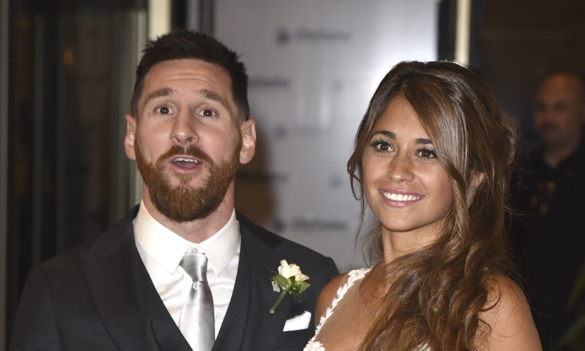 Photo : Mariage de Lionel Messi et de Antonella Roccuzzo au City Center à  Rosario, le 30 juin 2017. - Purepeople