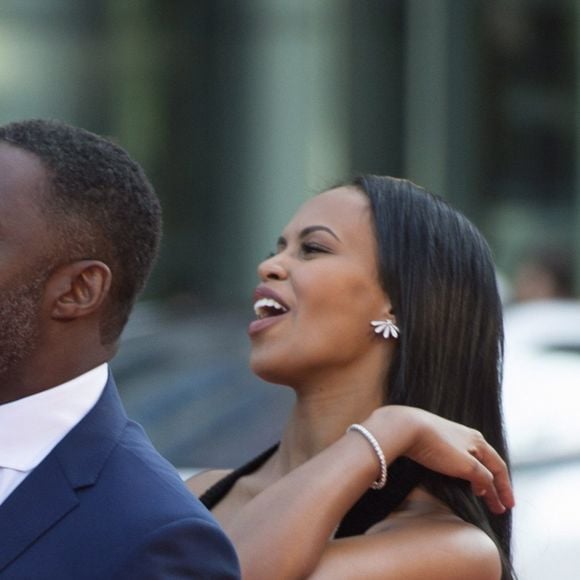 Idris Elba et sa nouvelle compagne Sabrina Dhowre à la première de "The Mountain Between Us" au Toronto International Film Festival 2017 (TIFF), le 10 septembre 2017.