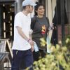 Exclusif - Kylie Jenner dans les rues de Calabasas avec son ami Harry Hudson le 12 septembre 2017