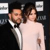 Selena Gomez et son compagnon The Weeknd lors de la soirée "ICONS By C. Roitfeld" à New York le 8 septembre 2017.