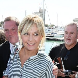 Flavie Flament - Photocall du téléfilm "La consolation" lors de la 19ème édition du Festival de la Fiction TV de la Rochelle, La Rochelle, le 15 septembre 2017. © Patrick Bernard/Bestimage