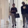 Georgina Rodriguez, la compagne de Cristiano Ronaldo, fait du shopping à Madrid avec des amis le 17 septembre 2017.
