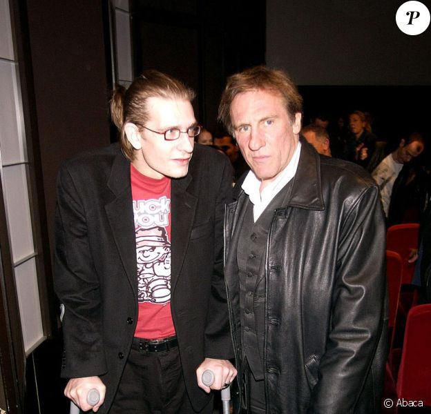 Guillaume et Gérard Depardieu en 2002