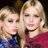 Hailey Baldwin et Georgia May Jagger au défilé "Rock Circus" de Tommy Hilfiger, à Londres, le 19 septembre 2017