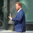 Le prince Harry arrive au CAMH, centre pour jeunes dépressifs à Toronto au Canada le 23 septembre 2017, 26 ans après une visite de sa mère la princesse Diana à la même structure.