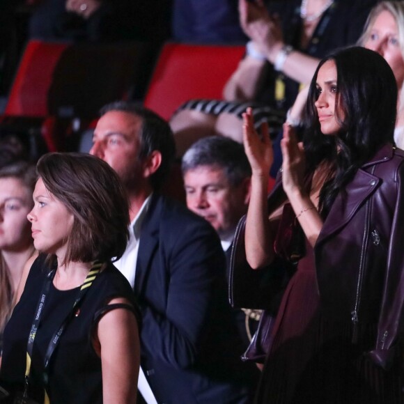 Meghan Markle a assisté le 23 septembre 2017 à la cérémonie d'ouverture des 3e Invictus Games fondés par le prince Harry, à Toronto, en compagnie de son ami Markus Anderson. Son boyfriend le prince Harry était installé dix-huit rangs devant elle, au côté de Melania Trump et derrière Justin Trudeau.
