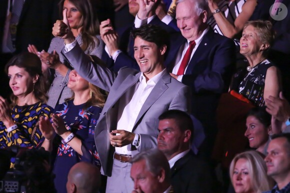 Le premier ministre du Canada Justin Trudeau - Cérémonie d'ouverture des Invictus Game à Toronto. Le 23 septembre 2017  Opening ceremony of the Invictus games in Toronto 23 September 2017.24/09/2017 - Toronto