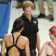 Le prince Harry rencontre les athlètes qui participeront aux Jeux Invictus de Toronto au Canada le 22 septembre 2017.  Prince Harry joined competitors at the Pan Am Sports Centre for the final training session before the start of the Invictus games 2017 toronto on september 22, 2017.22/09/2017 - Toronto