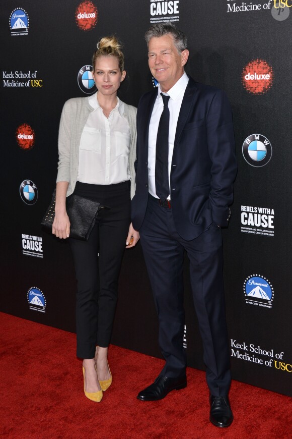 David Foster avec sa fille Erin Foster à la 2e édition du gala annuel Rebels With A Cause à Los Angeles en mars 2014