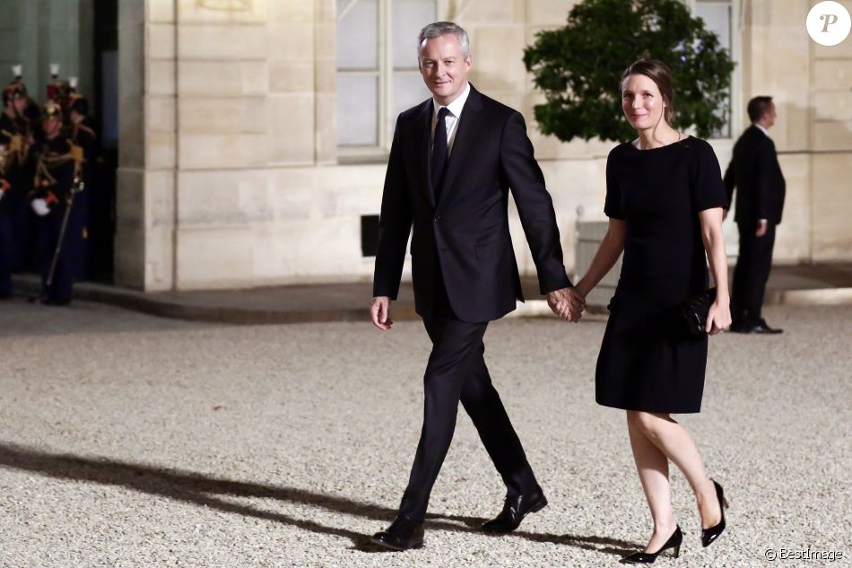 Bruno Le Maire et sa femme Pauline Doussau de Bazignan ...