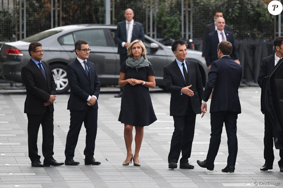 Exclusif Gerald Darmanin Valerie Pecresse Jack Lang Emmanuel Macron Emmanuel Macron Et Michel Aoun President De La Republique Libanaise Arrivent A L In Purepeople