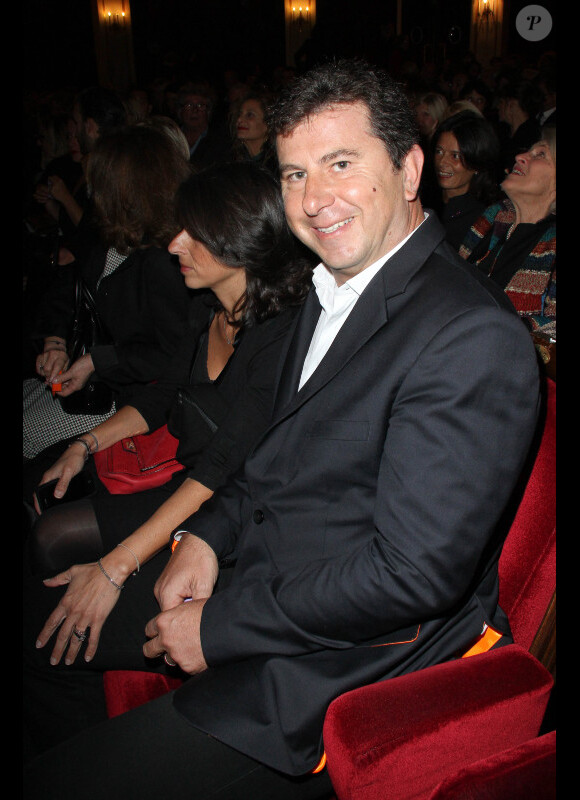 Pascal Bataille, lors du prix Clarins Femme Dynamisante à Paris, le 15 octobre 2012.