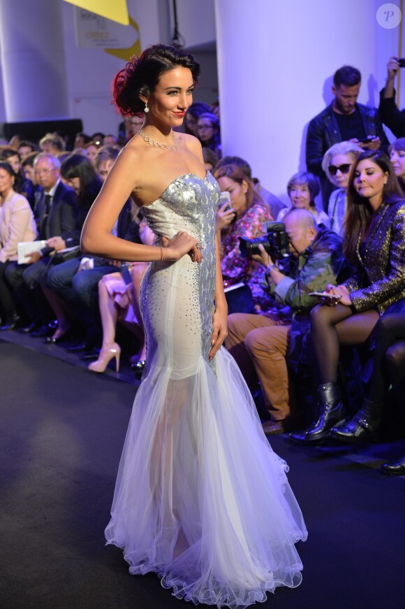 Delphine Wespiser - Défilé de mode printemps-été 2018 "Christophe Guillarmé" à Paris. Le 27 septembre 2017 © CVS-Veeren / Bestimage