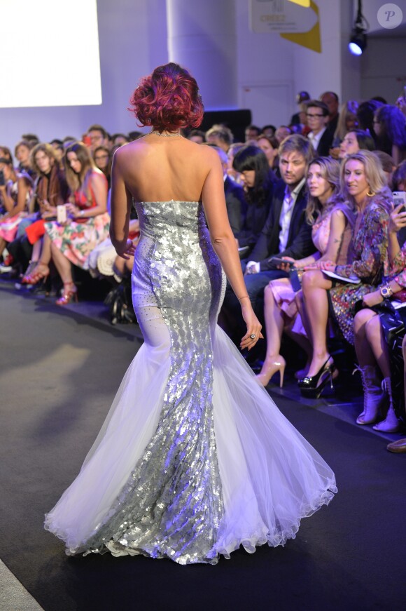 Delphine Wespiser - Défilé de mode printemps-été 2018 "Christophe Guillarmé" à Paris. Le 27 septembre 2017 © CVS-Veeren / Bestimage