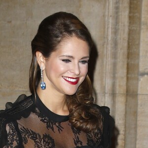 La princesse Madeleine de Suède, enceinte de son troisième enfant, lors de la soirée de gala de la World Childhood Foundation au restaurant Cipriani à New York, le 2 octobre 2017 © Charles Guerin-Morgan Dessalles/Bestimage