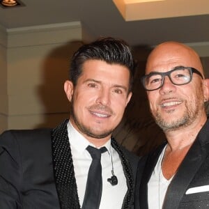 Exclusif - Vincent Niclo et Pascal Obispo - Vincent Niclo en concert à l'Olympia lors de sa tournée "Entre vous et moi" à Paris le 30 septembre 2017. C'est la 4e fois en 5 ans que l'artiste se produit sur la célèbre scène de l'Olympia. © Coadic Guirec/Bestimage