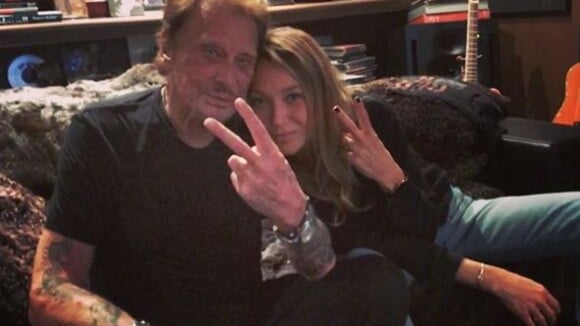 Johnny Hallyday : Tendre moment d'amour avec Laura Smet