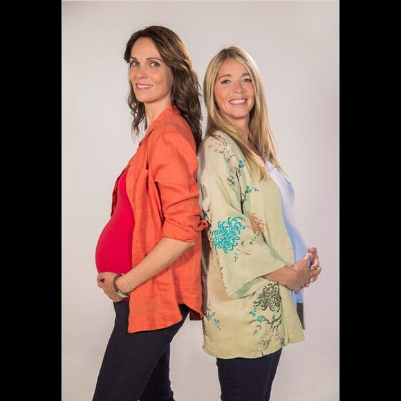 Cathy Andrieu (Cathy) et Hélène Rollès (Hélène) dans Les Mystères de l'amour, sur TMC, en 2017.