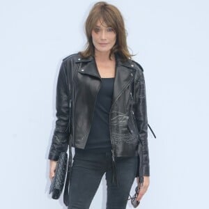 Semi-exclusif - Carla Bruni-Sarkozy - People au photocall du défilé de mode Valentino collection prêt-à-porter Printemps/Eté 2018 lors de la fashion week à Paris le 1er octobre 2017.