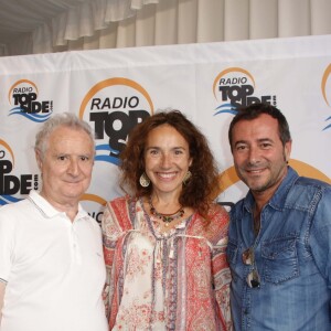 Daniel Prévost, Isabel Otero, Bernard Montiel - Ouverture du 6ème Festival Les Héros de la Télé à Beausoleil le 7 octobre 2017.