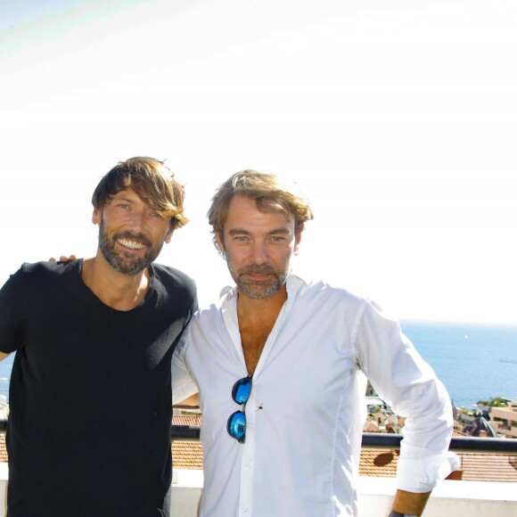 Laurent Kerusoré, Patrick Puydebat - Ouverture du 6ème Festival Les Héros de la Télé à Beausoleil le 7 octobre 2017.