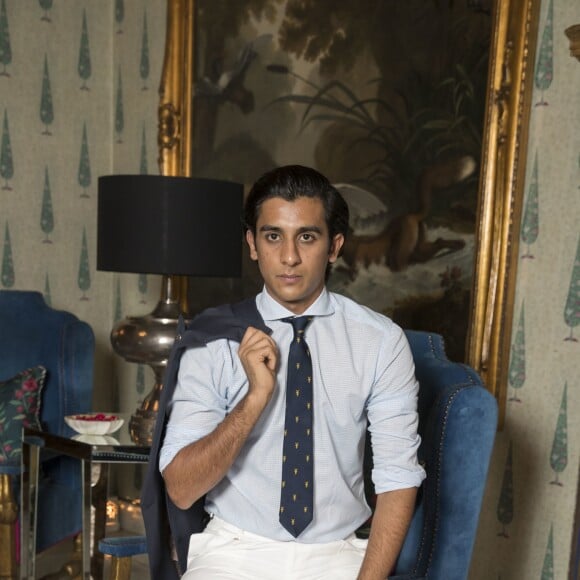 Exclusif - Rendez-vous avec Kumar Padmanabh Singh (Maharadja de Jaipur), son père Narendra Singh, sa mère Diya Kumari, son frère Lakshraj Prakash Singh et sa soeur Gauravi Kumari à Jaipur en Inde pour Le Bal (Des Débutantes) 2017. Le 11 août 2017. © Olivier Borde/Bestimage