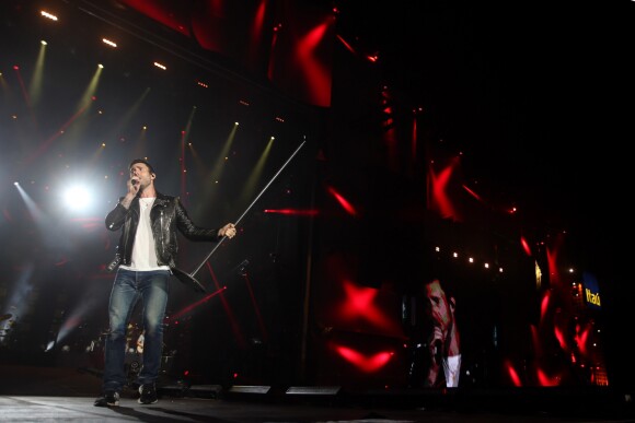 Maroon 5 et Adam Levine au festival Rock in Rio à Rio de Janeiro, le 16 septembre 2017.