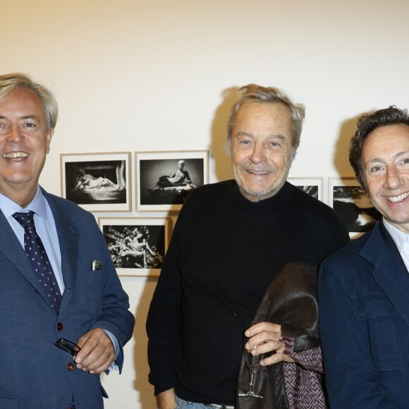 Exclusif - Stéphane Bern - Vernissage de l'exposition photographique "3 cartes blanches" des photographes Benjamin Didier, Marlène Motto et Alice Ralli au Loft Sévigné à Paris, le 10 octobre 2017. © Marc Ausset-Lacroix/Bestimage