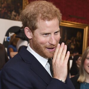 Le prince Harry, duc de Cambridge, lors du "Wolrd mental health day" au palais Saint James à Londres pour l'association Heads Together Charity le 10 octobre 2017.