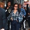 Rihanna arrive au Fenty Pep Rally à New York le 13 octobre 2017.
