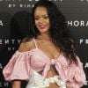 Rihanna arrive à la soirée "Fenty Beauty by Rihanna" à Madrid le 23 septembre 2017.