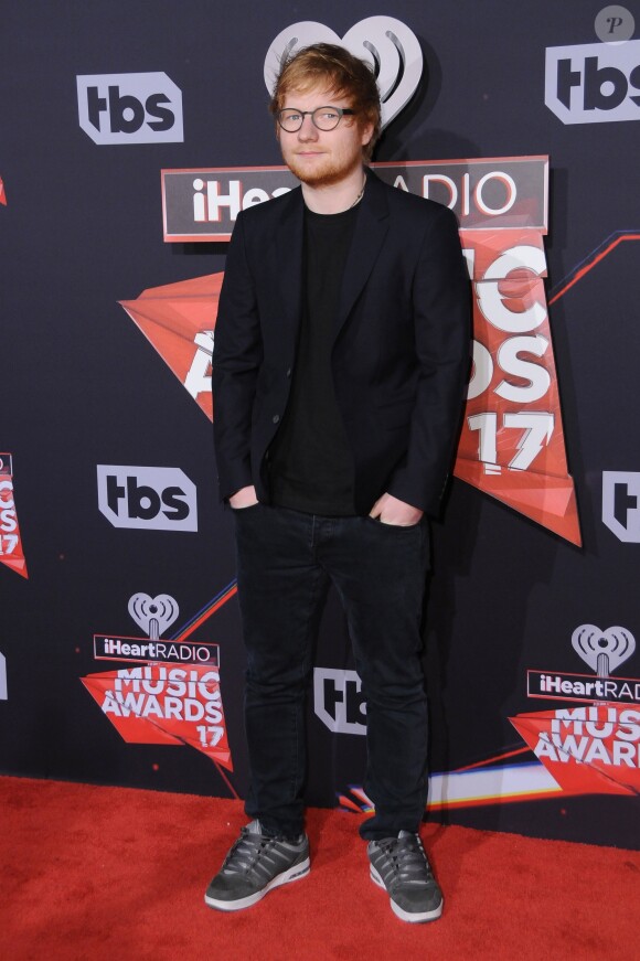 Ed Sheeran à la soirée iHeartRadio Music awards à Inglewood, le 5 mars 2017 © Birdie Thompson/AdMedia via Zuma/Bestimage