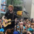 Ed Sheeran lors du Citi Concert Series sur la place du Rockefeller à New York, le 6 juillet 2017.