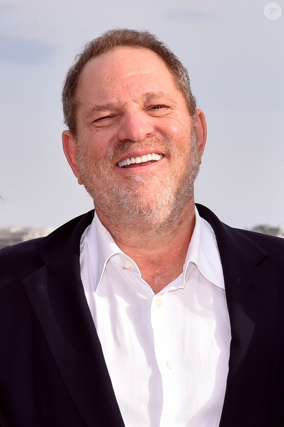 Harvey Weinstein - Photocall de la série "War And Peace" - MIPCOM à Cannes le 5 octobre 2015.