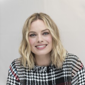 Robbie Margot en conférence de presse pour "Goodbye Christopher Robin" au Lang Ham Hotel à Londres, le 19 septembre 2017.
